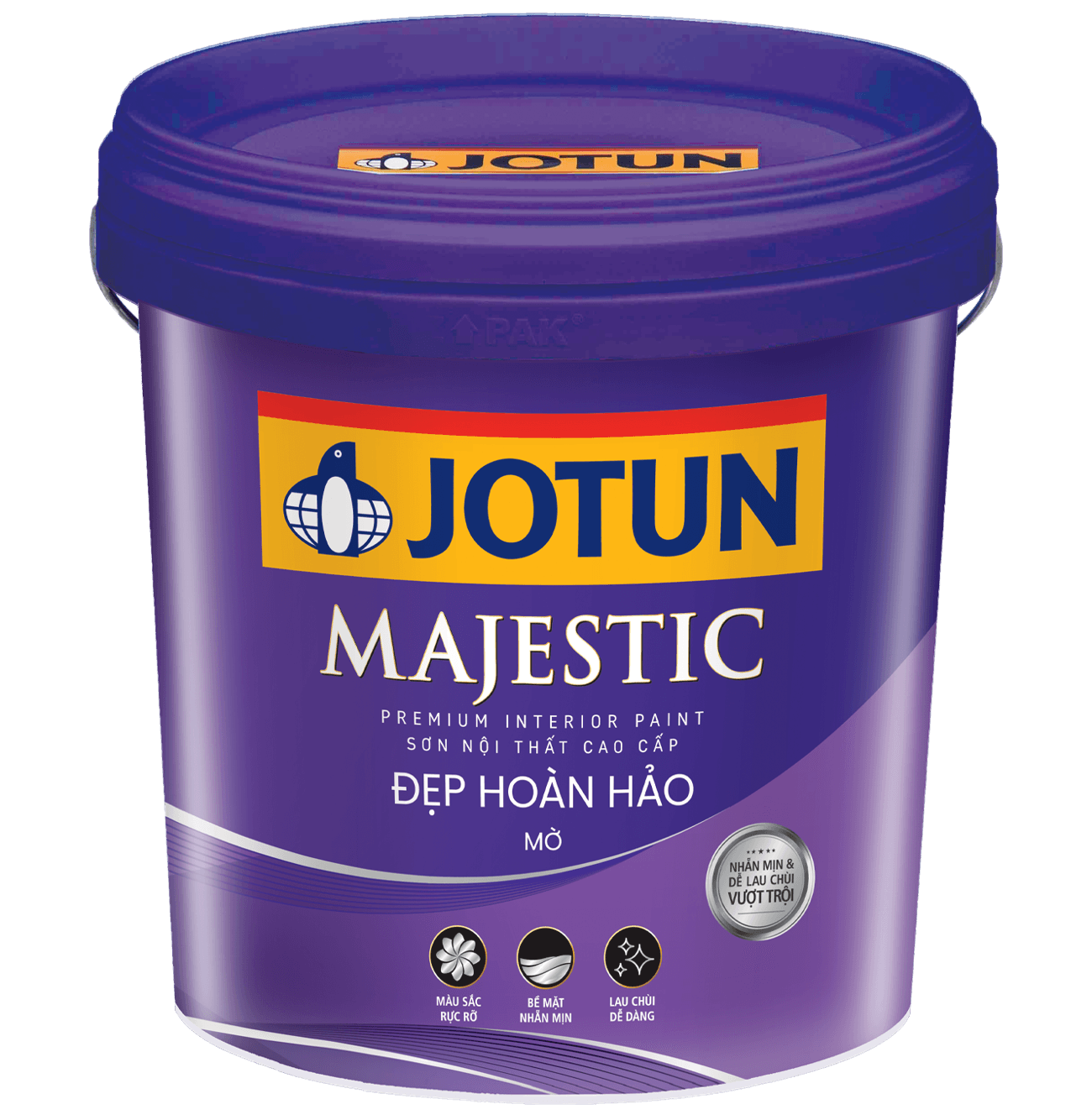 Thùng sơn Jotun Majestic Đẹp Hoàn Hảo Mờ