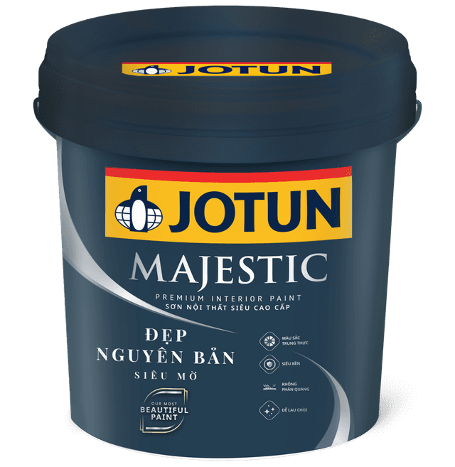 Bao bì Jotun Majestic Đẹp Nguyên Bản