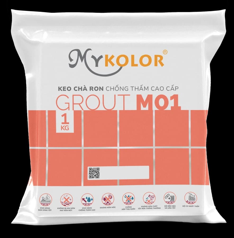 Ảnh bao bì MYKOLOR GROUT M01 từ hãng