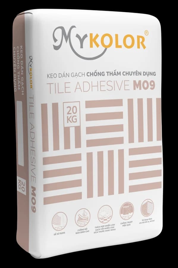Bao bì MYKOLOR TILE ADHESIVE M09
