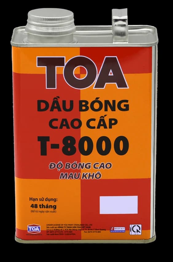 Bao bì Dầu bóng cao cấp TOA T-8000