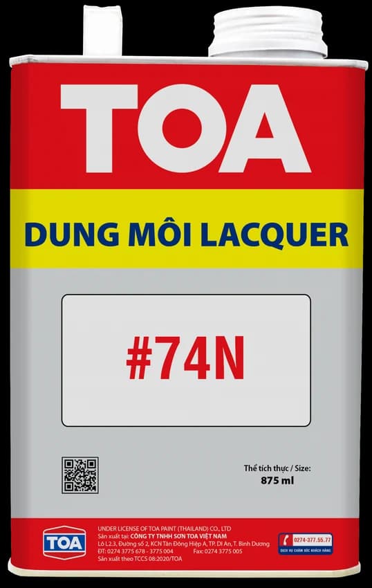 Bao bì Dung môi Lacquer TOA #74N