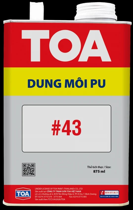 Bao bì Dung môi PU TOA #43