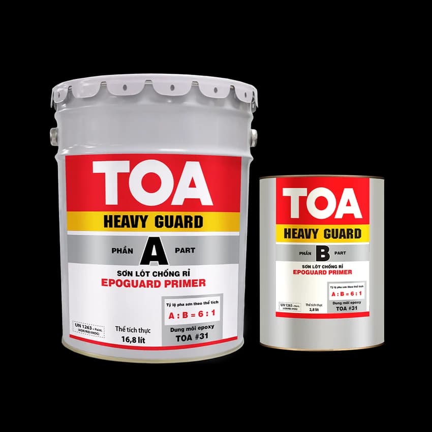Bao bì Epoguard Primer - Sơn lót chống rỉ epoxy 2 thành phần