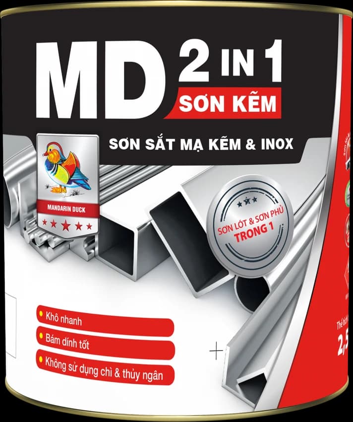 Bao bì Sơn kẽm MD 2in1
