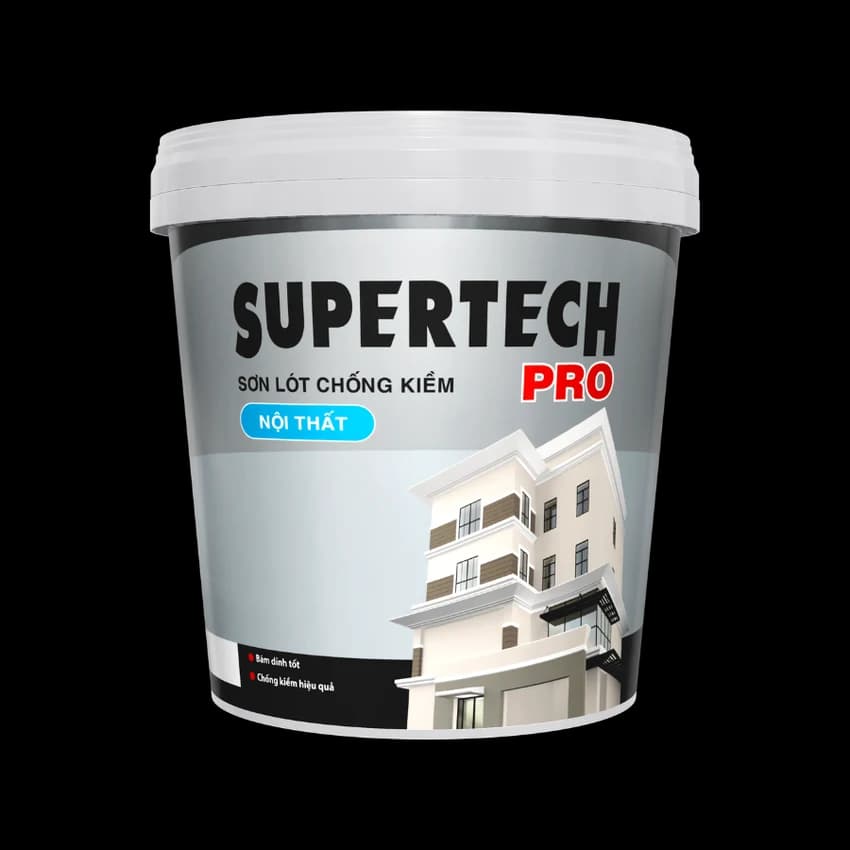Bao bì Sơn Lót Chống Kiềm Nội Thất Supertech Pro Primer