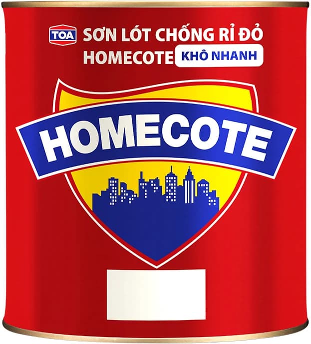 Bao bì Sơn lót chống rỉ màu đỏ Homecote