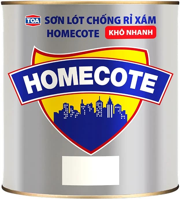 Bao bì Sơn lót chống rỉ màu xám Homecote