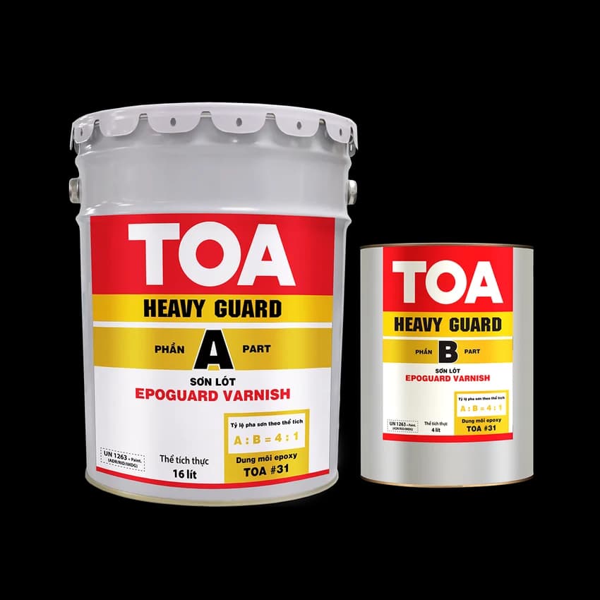 Bao bì Epoguard Varnish - Sơn lót epoxy hai thành phần dùng cho bề mặt bê tông