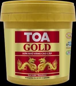 Bao bì Sơn nước nhũ vàng cao cấp TOA Gold Emulsion
