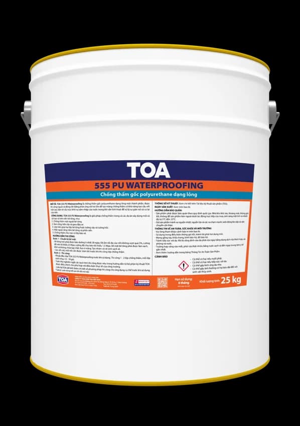 Bao bì Chống thấm gốc Polyurethane TOA 555 PU Waterproofing