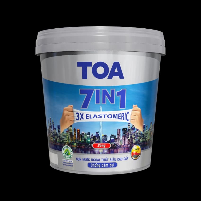 Bao bì Sơn nước ngoại thất siêu cao cấp TOA 7IN1